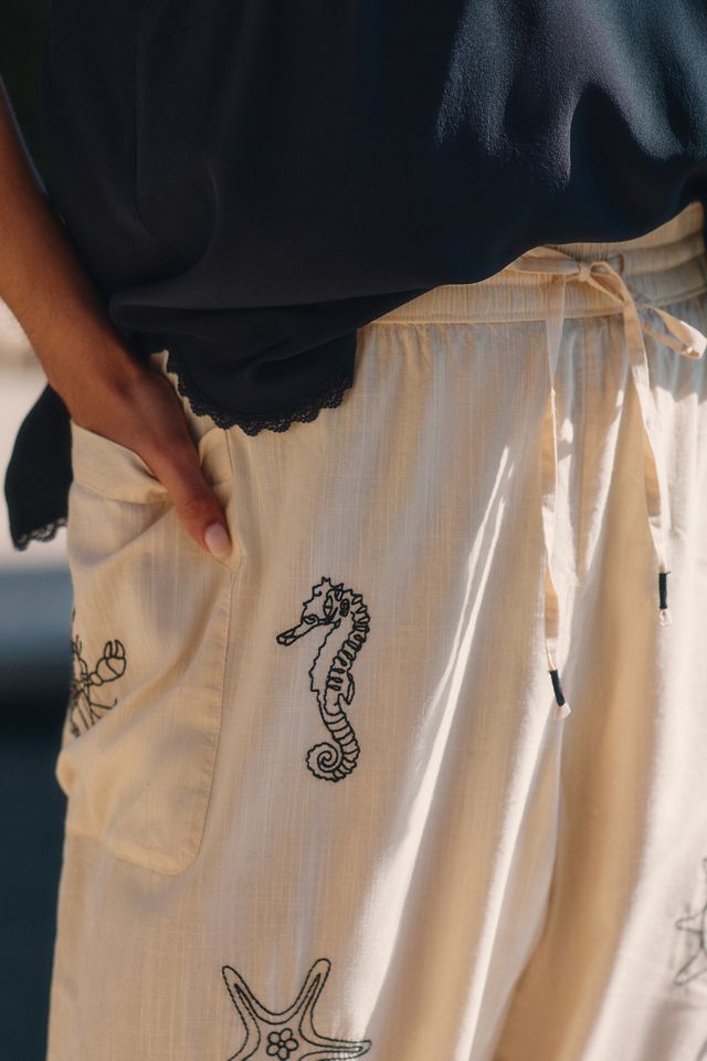 By Anthropologie Sea Life Pants #7
