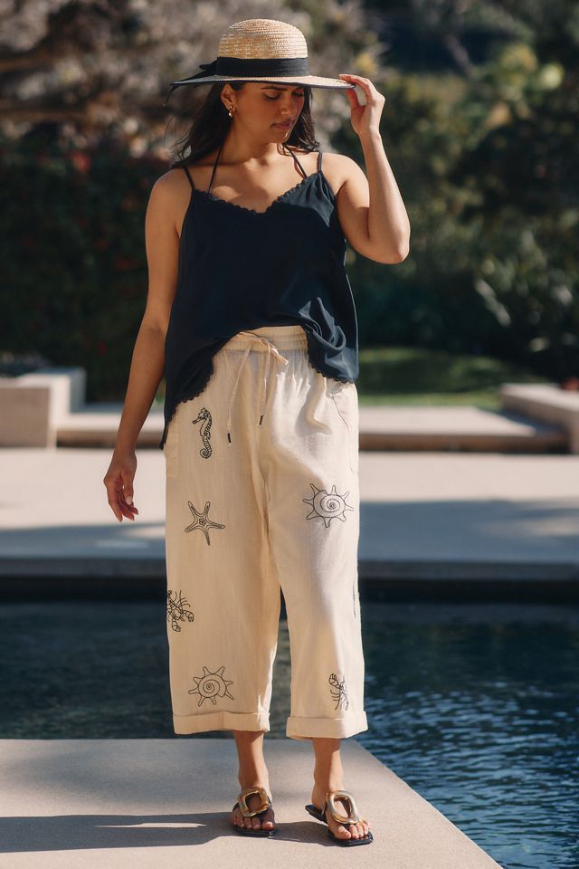 By Anthropologie Sea Life Pants #5