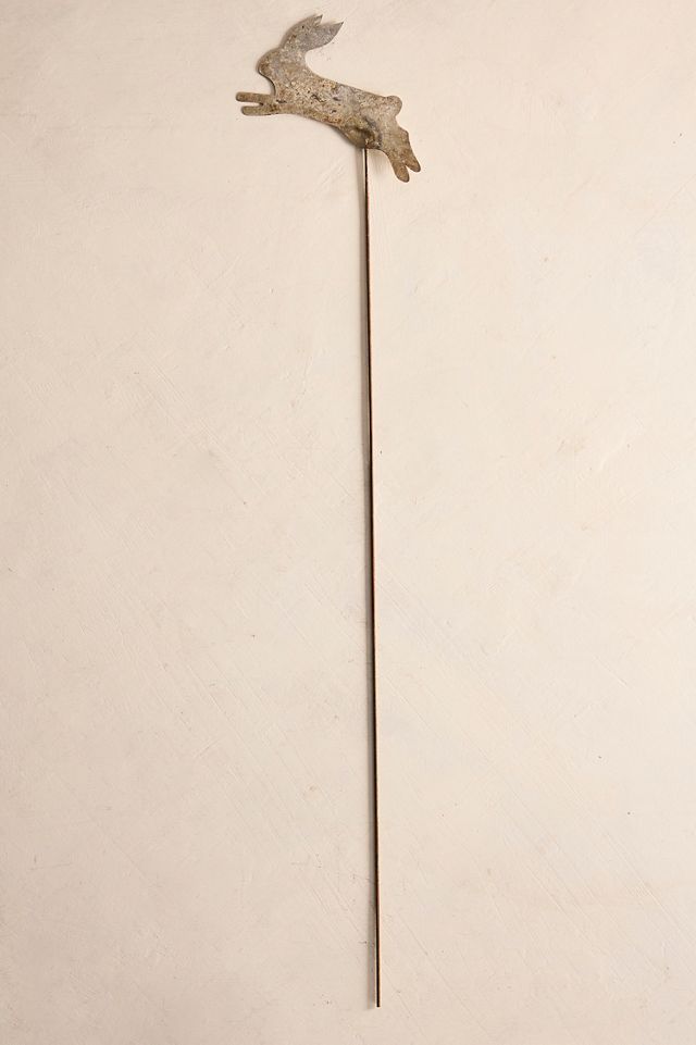 Jumping Bunny Iron Stake #1