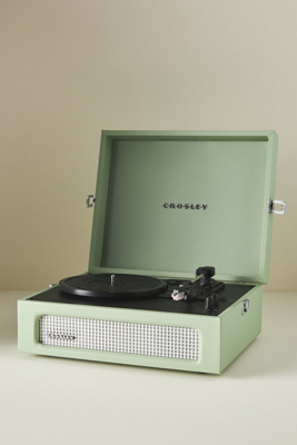 Crosley Radio Crosley Voyager Record Player In Green