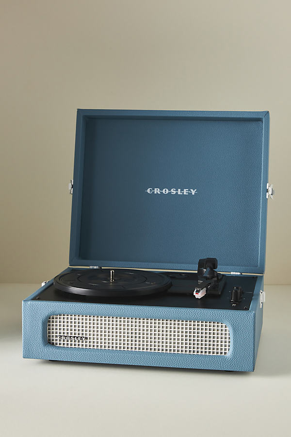 Crosley Radio Crosley Voyager Record Player In Blue