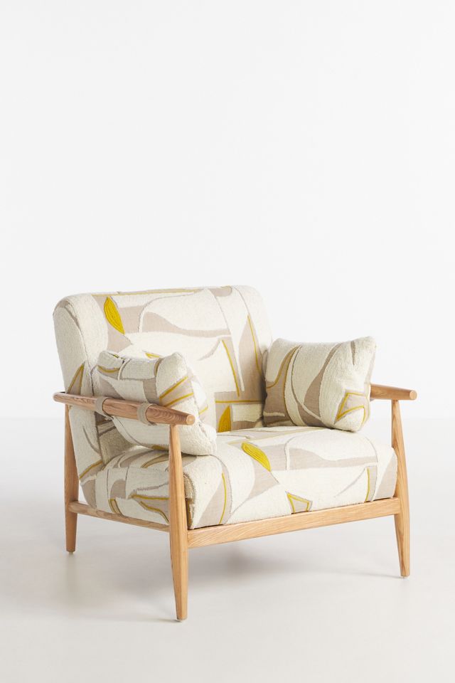 Linen Embroidered Kershaw Chair #2