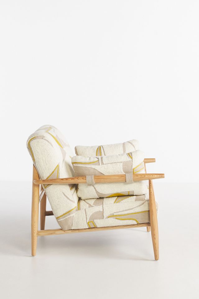 Linen Embroidered Kershaw Chair #3