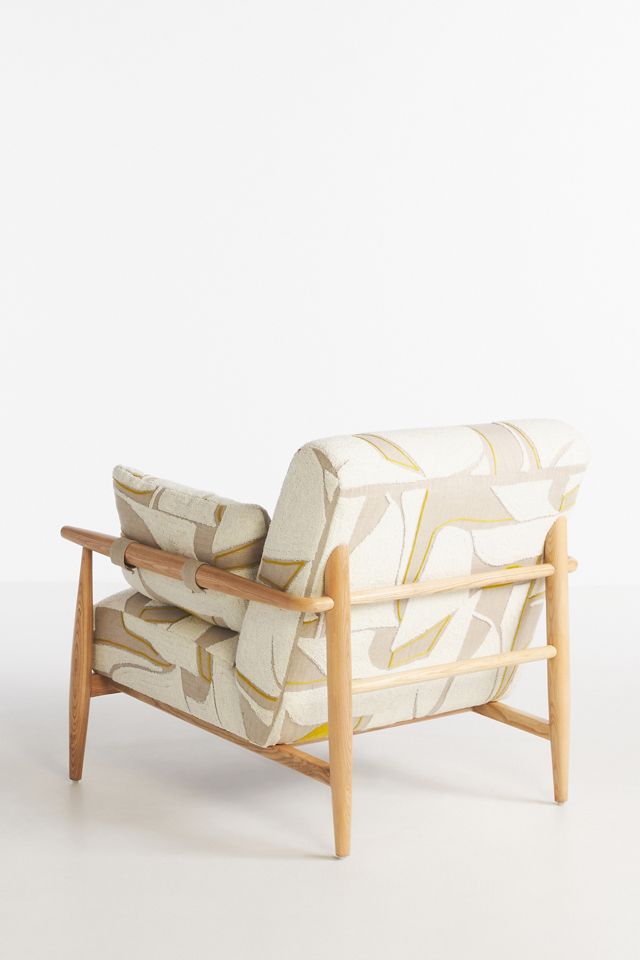 Linen Embroidered Kershaw Chair #4