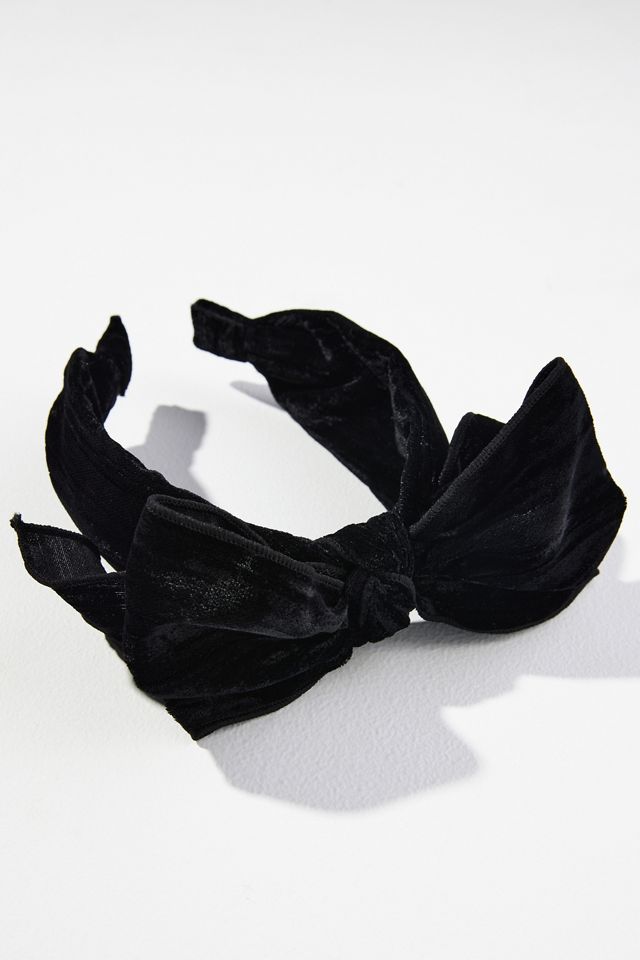 Bow Headband in Cobalt