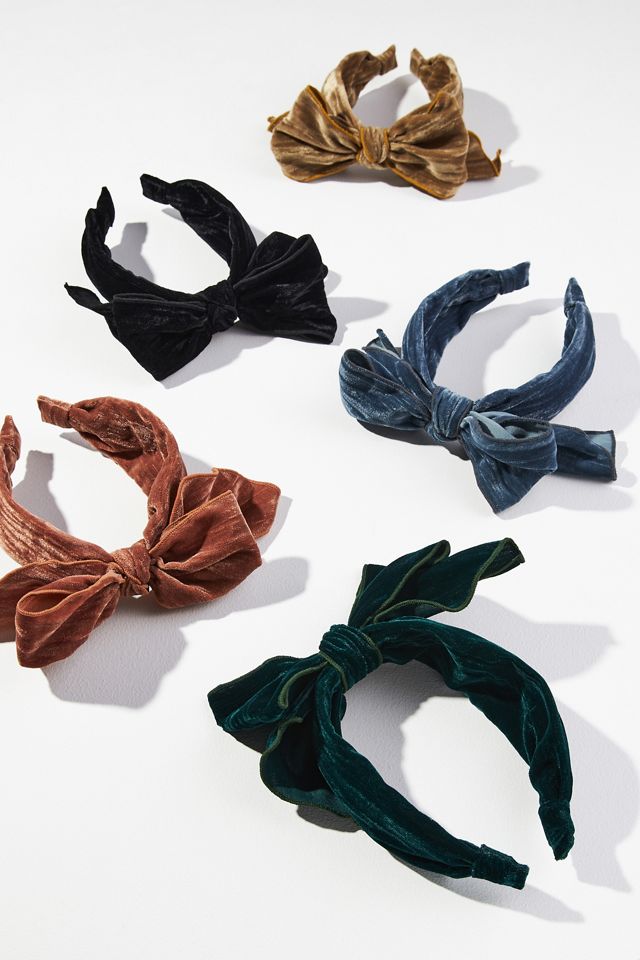 Velvet Bow Headband