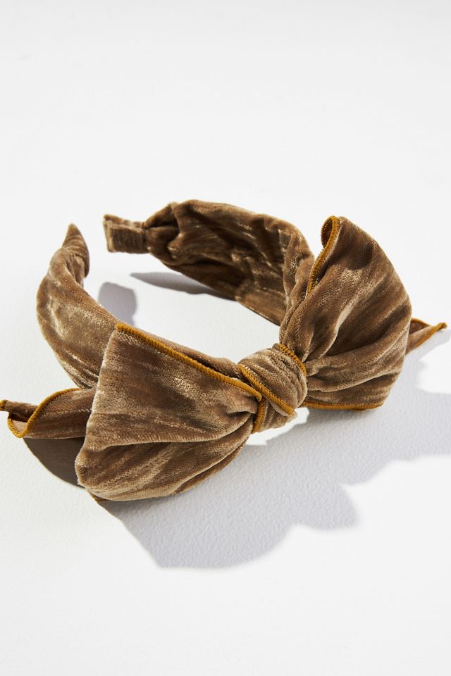 Velvet Bow Headband #1
