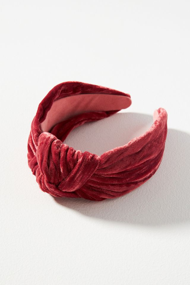 Velvet Top-Knot Headband #1