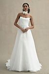Jenny Yoo Abernathy Organza A-Line Ball Skirt Wedding Gown #1