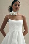 Jenny Yoo Abernathy Organza A-Line Ball Skirt Wedding Gown #2