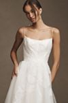 Jenny Yoo Abernathy Organza A-Line Ball Skirt Wedding Gown
