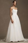 Jenny Yoo Abernathy Organza A-Line Ball Skirt Wedding Gown