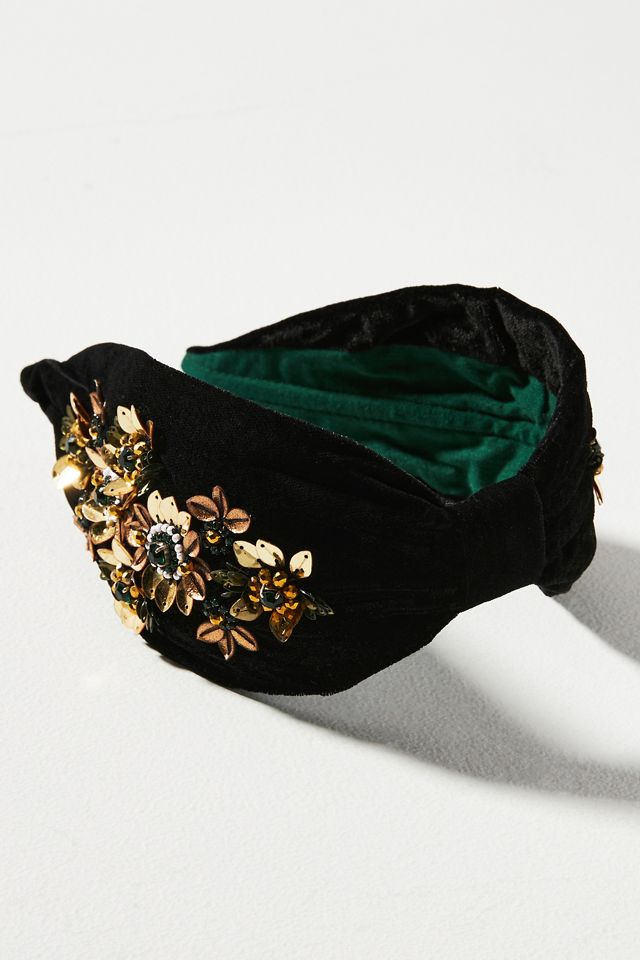 NamJosh Floral Motif Headband | Anthropologie display picture 2