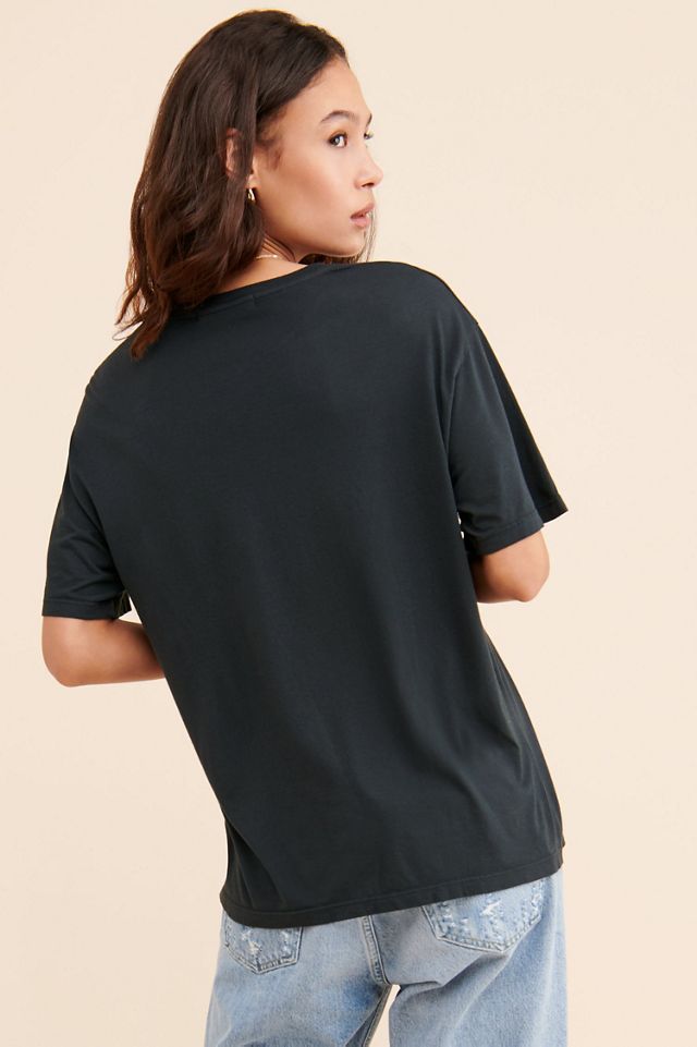 DAYDREAMER Stones Flocked Leopard Tongue Tee #1