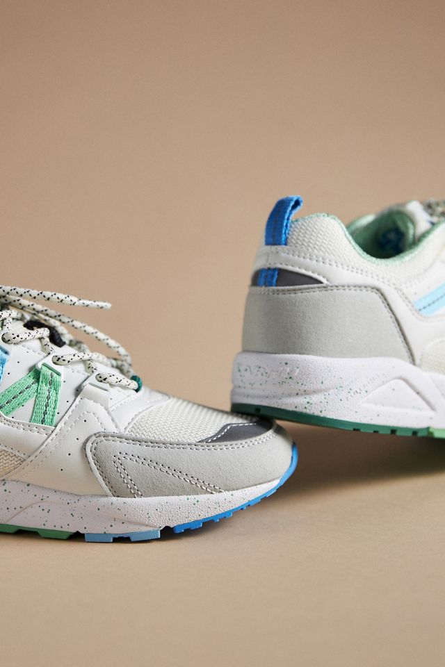 KARHU Fusion 2.0 White Athletic Sneaker with Mint & Sky Blue Accents Karhu Fusion 2.0 – Pearl Blue / Bright White | Vintage  main image 4