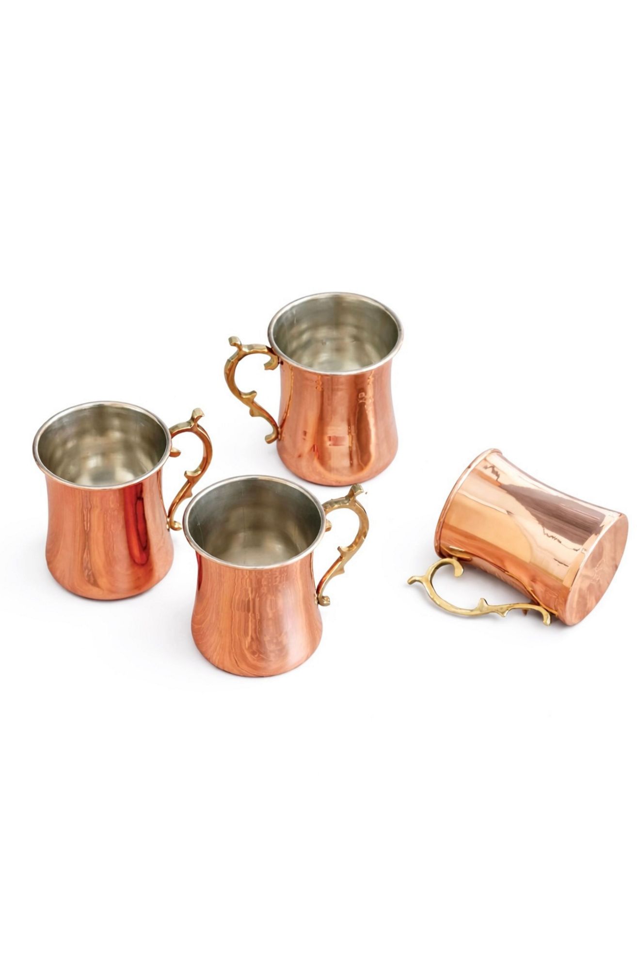 Coppermill Kitchen Vintage Inspired Tumblers Set - Copper, Set Of 4