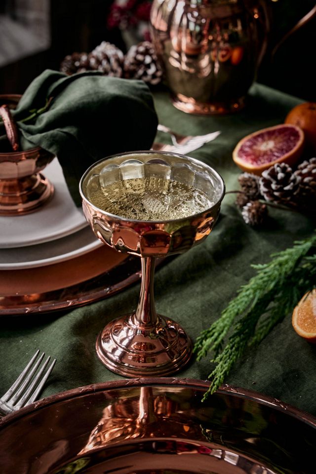 Coppermill Kitchen Vintage Inspired Coupe Glasses | AnthroHome