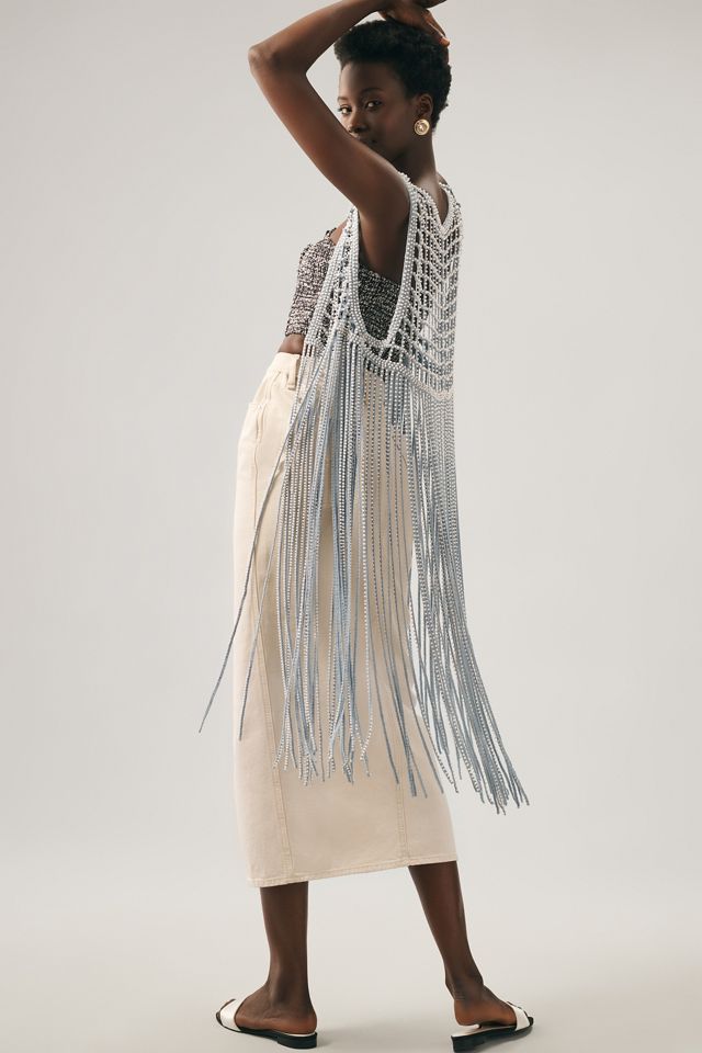 Conditions Apply Fringe Vest #1