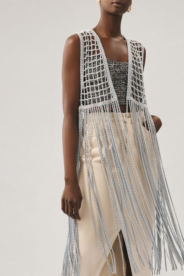 Conditions Apply Fringe Vest #4