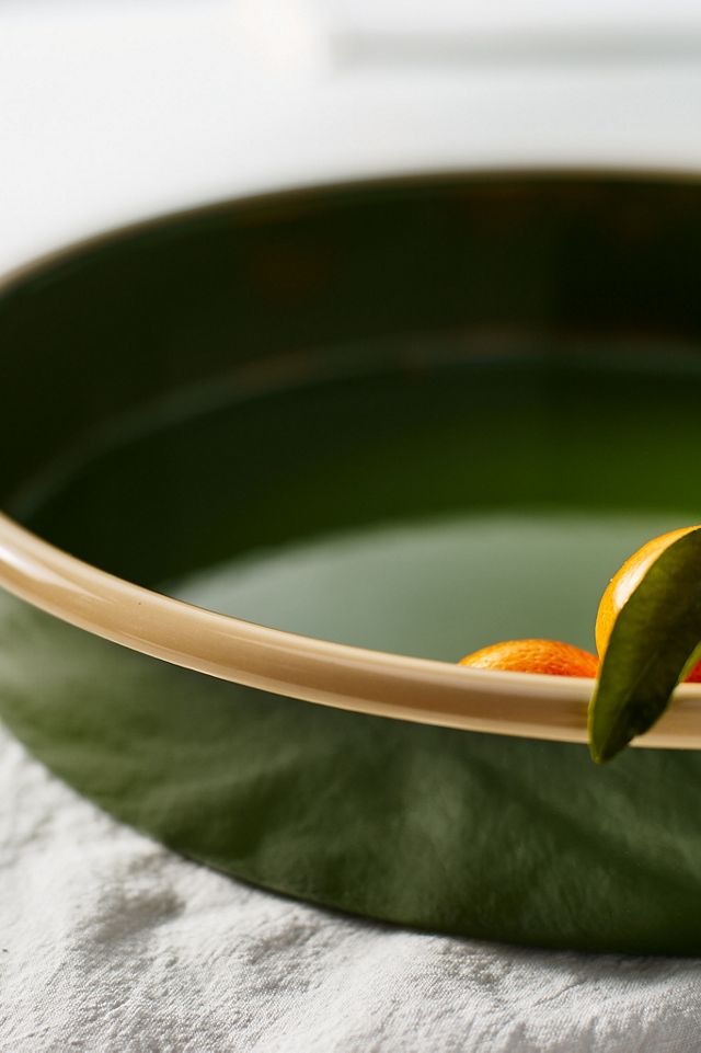 Enamel Serving Tray, Round #2