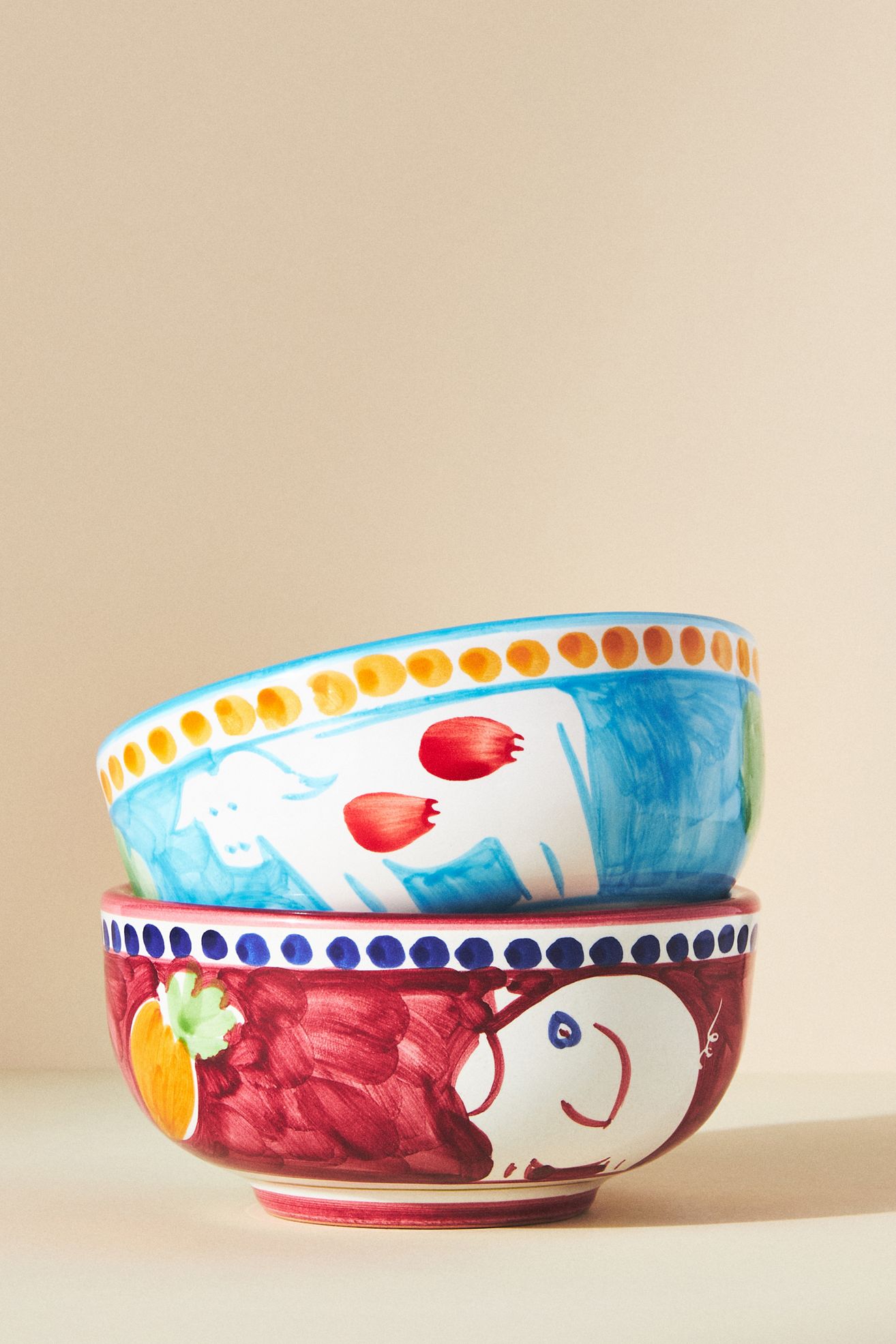 Vietri Campagna Soup Bowl - Sky Cow, One Size