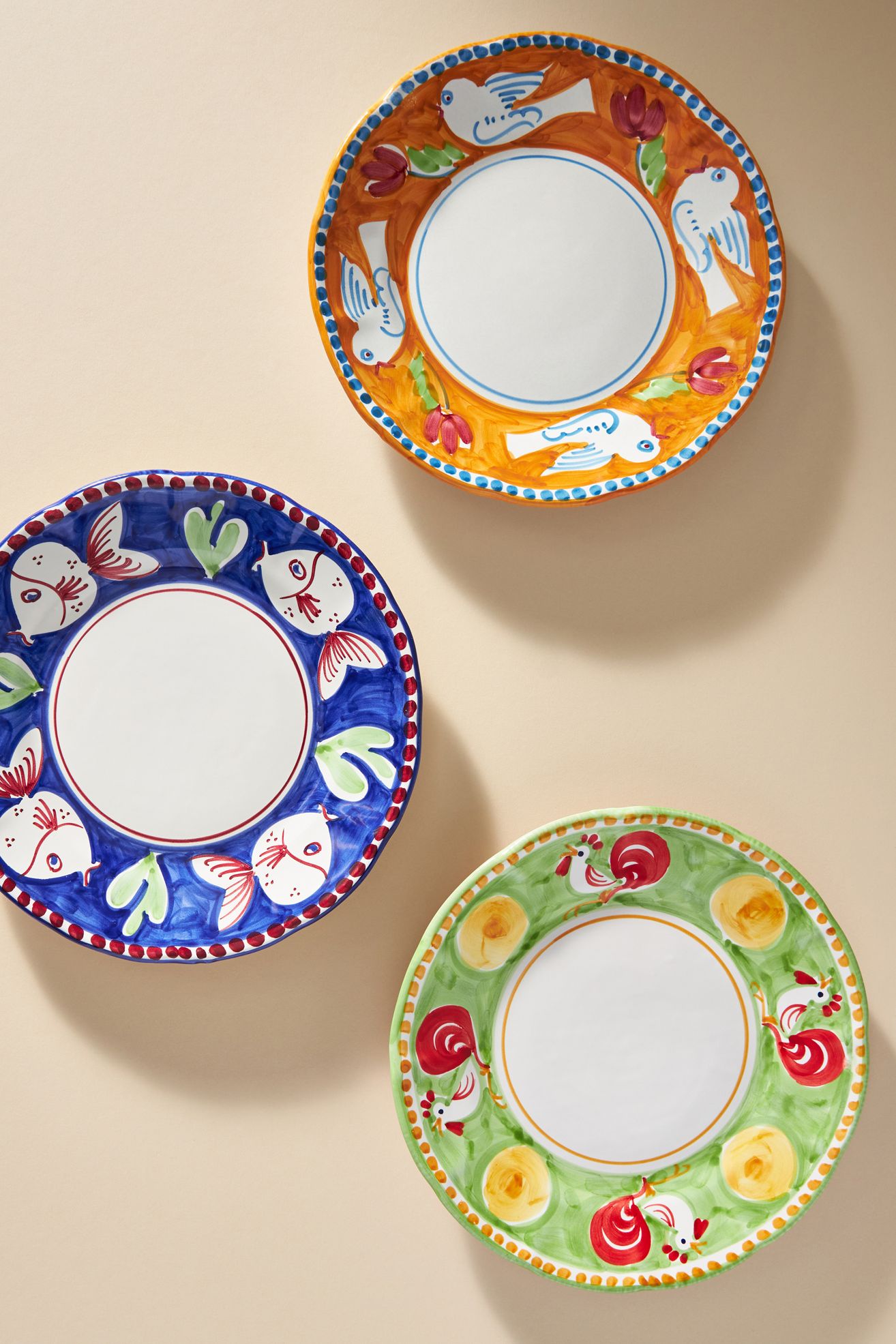 Vietri Campagna Dinner Plate - Lime Chicken, One Size