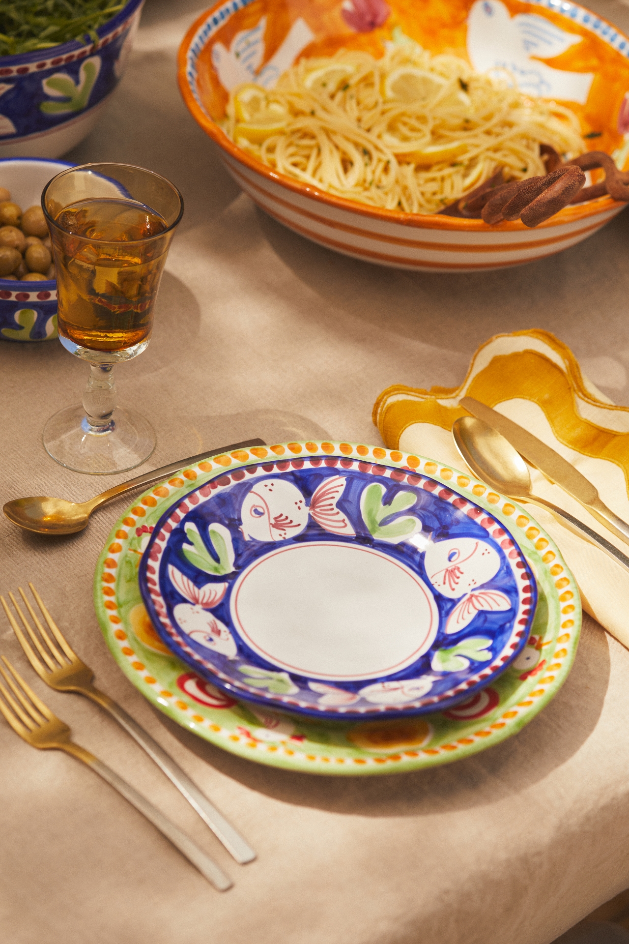 Vietri Campagna Salad Plate