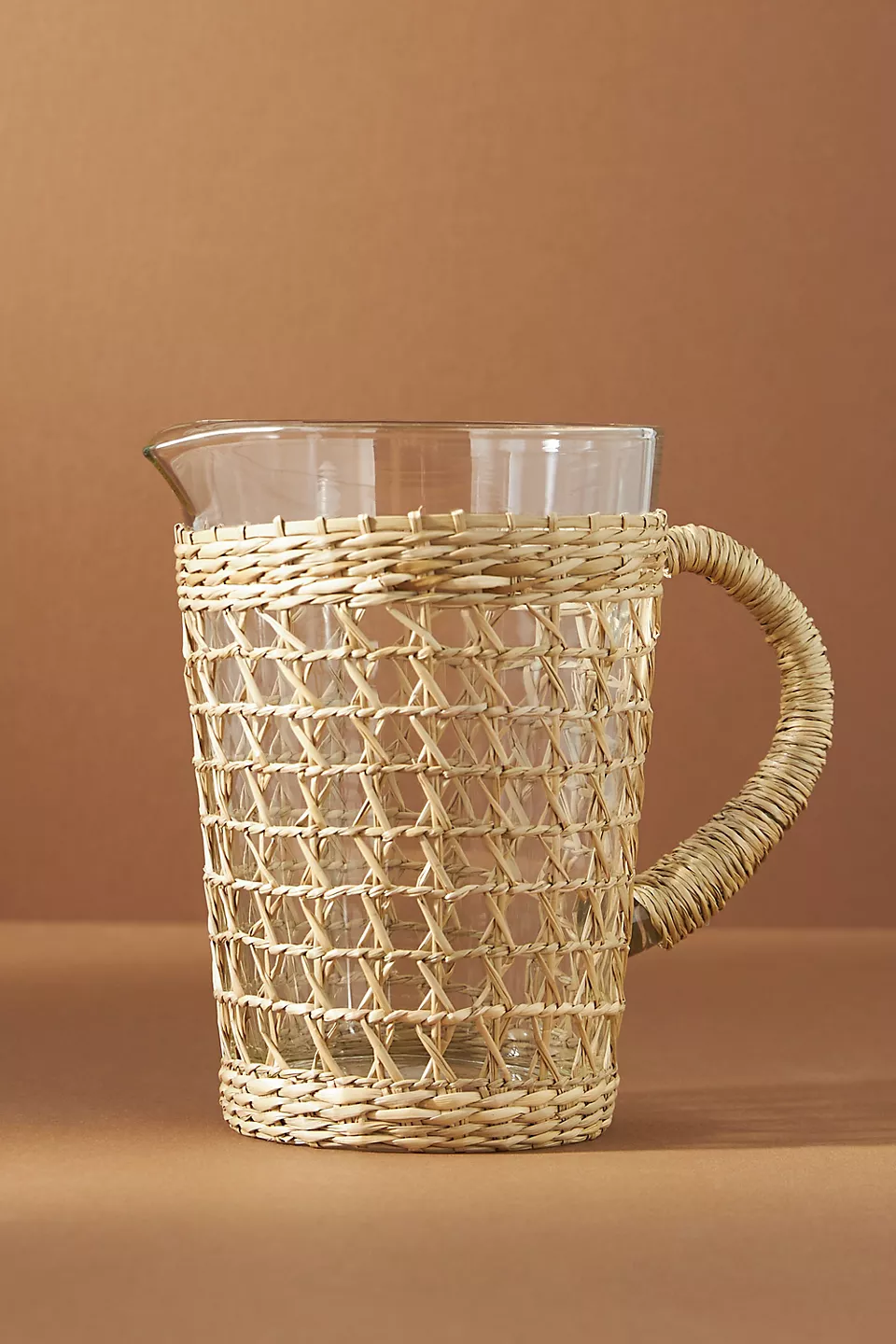 anthropologie.com | Rattan-Wrapped Pitcher