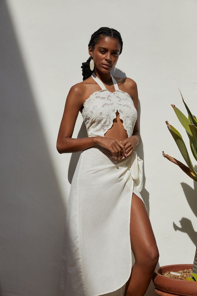 tach natalka hand embroidered dress Malaka main image 0