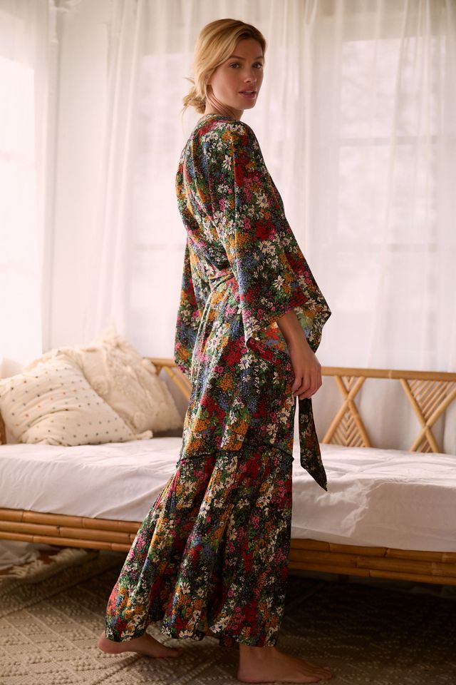 By Anthropologie Boho Femme Sleep Kimono #1