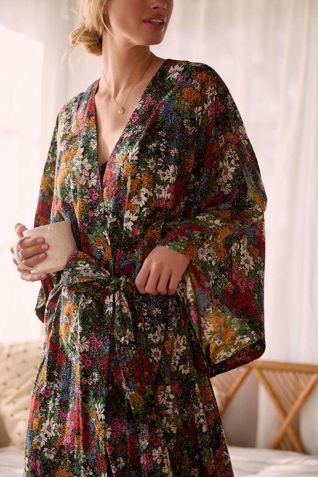 By Anthropologie Boho Femme Sleep Kimono #2