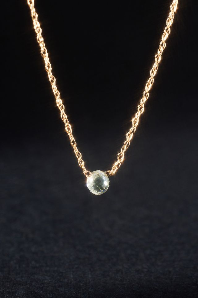 14k Gold Diamond Rope Chain Necklace Anthropologie