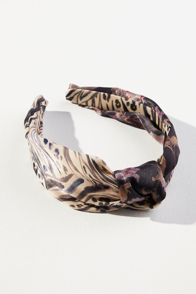 Kachel Printed Top-Knot Headband | Anthropologie