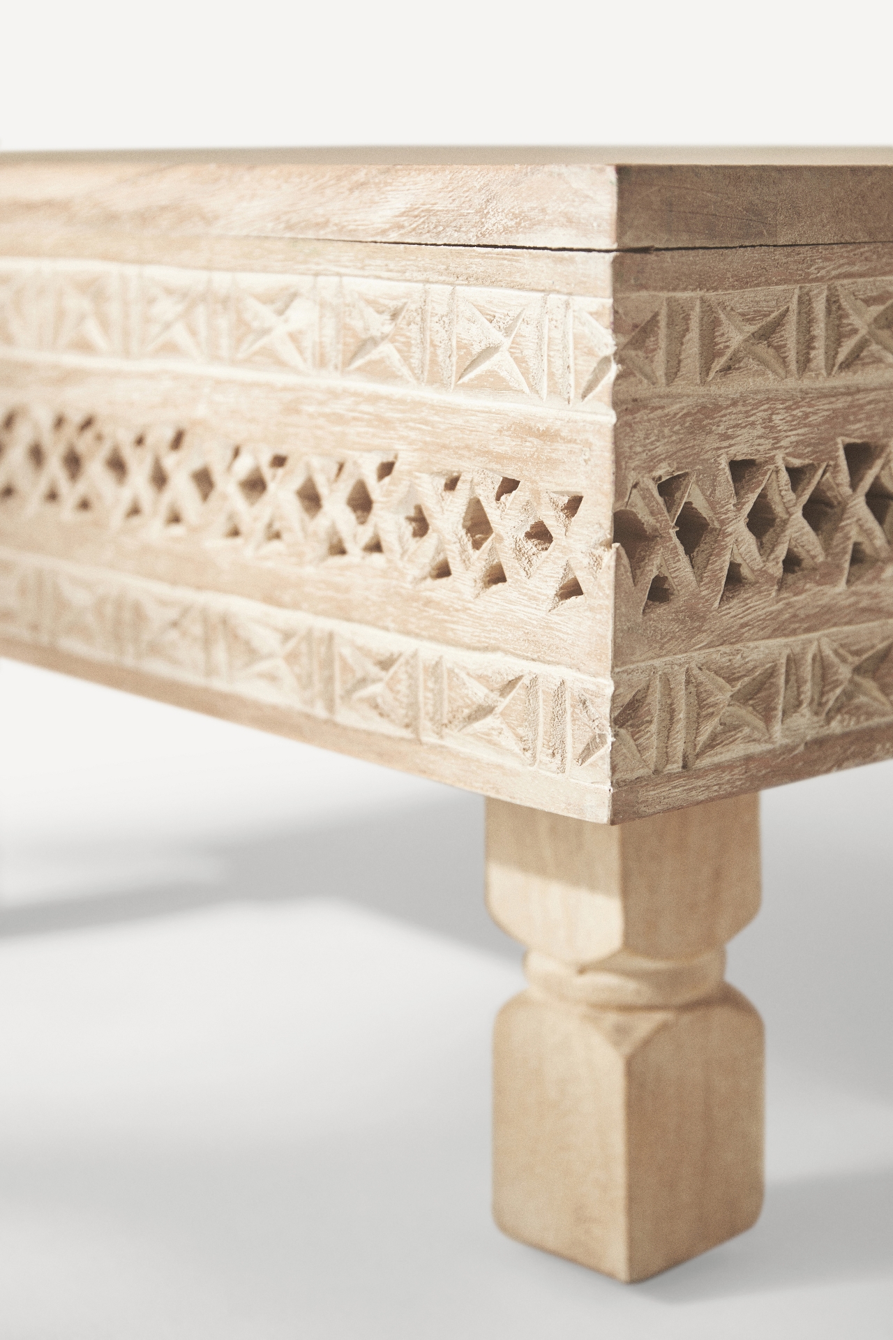 Carved Ezana Coffee Table