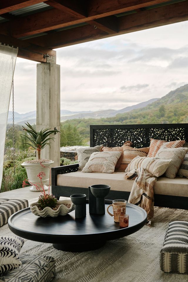 Handcarved Lombok Outdoor Daybed | AnthroHome