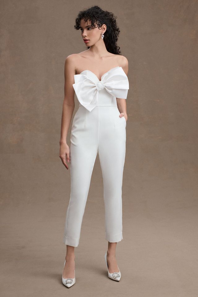 Mestiza Lara Strapless Sweetheart Bow Jumpsuit #1
