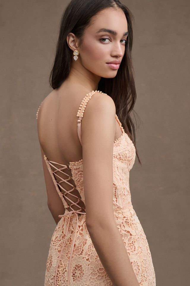 Sabina Musayev Nicolette Lace Midi Dress #1
