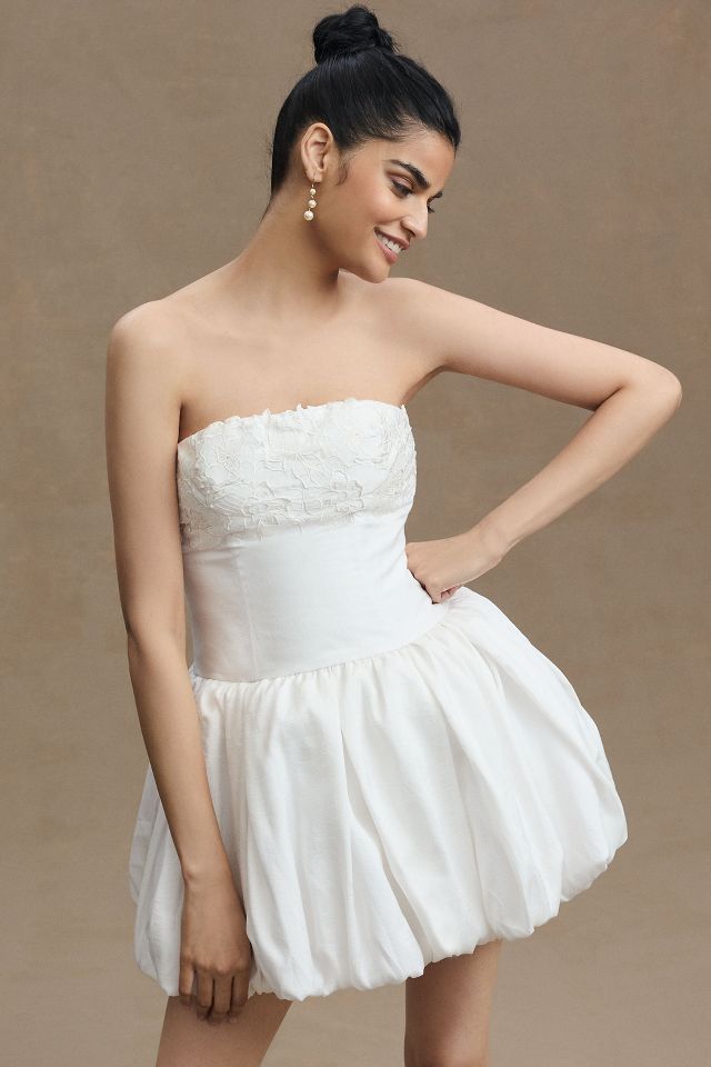 Strapless bubble dress hotsell