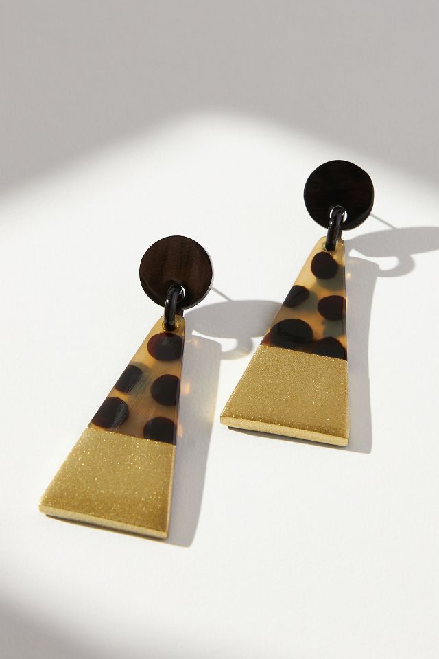 Anthropologie hot sale tortoise earrings