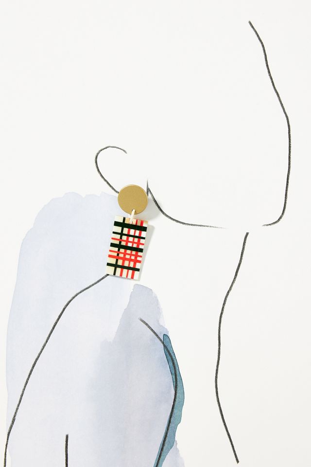 Sunshine Tienda Gift Wrap Cabana Earrings #2