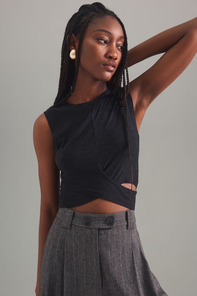 Beyond Yoga Featherweight Under Cover Cropped Muscle Tank