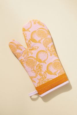 Citrus Jacquard Oven Mitt
