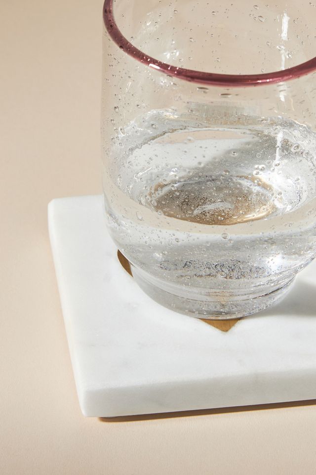 Marble Heart Coasters, Set of 4 #1