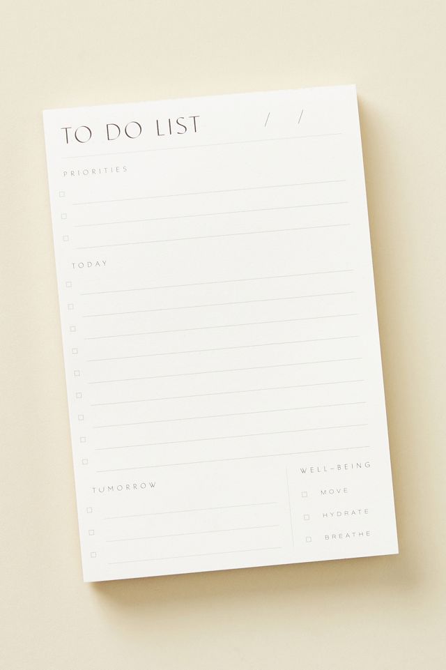 To Do List Pad #1