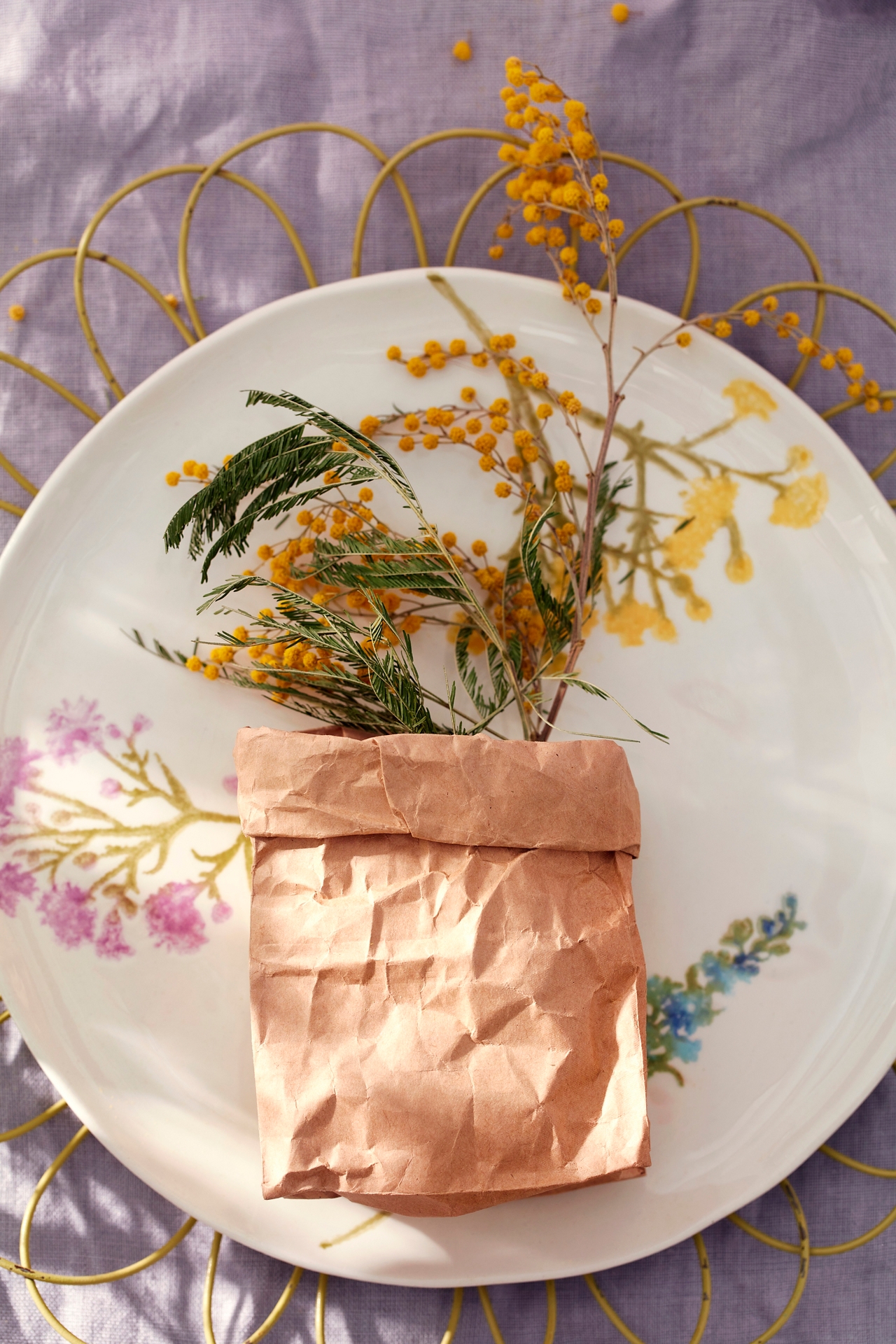 Floral Bunches Plate