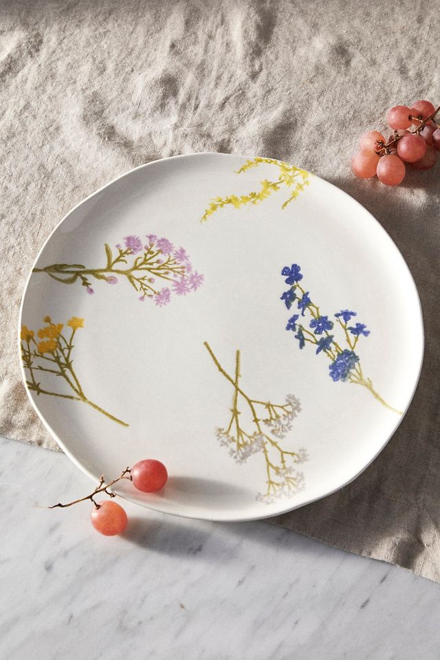 Floral plate on sale