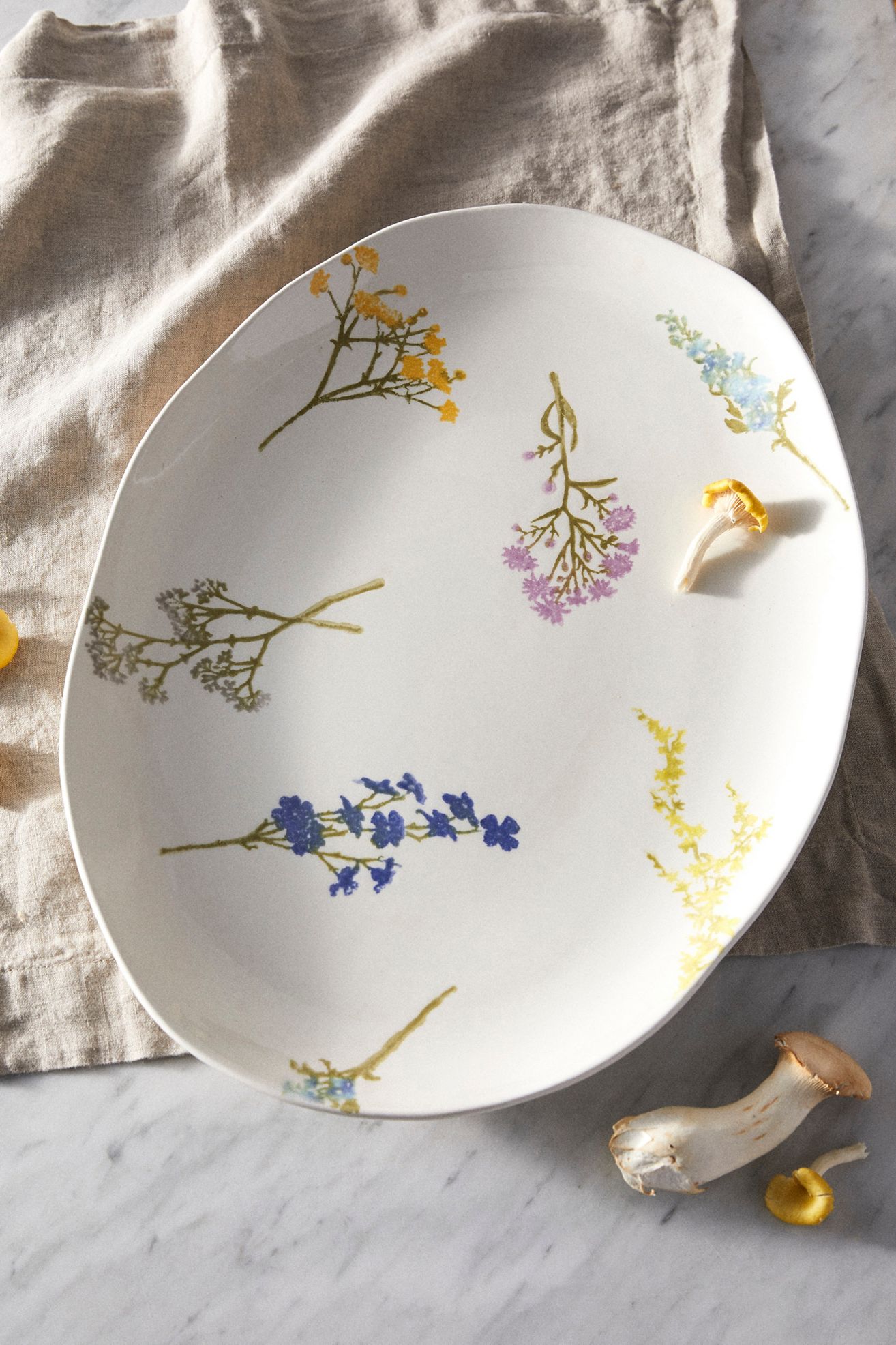 Floral Bunches Serving Platter - Multi