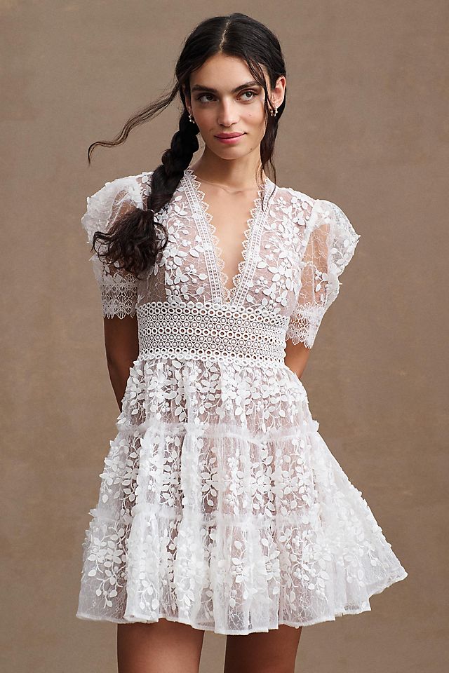 bronx and banco mini dress Isle crafted with an exquisite floral sequin design that shimmers with every step Bronx and Banco | Dresses