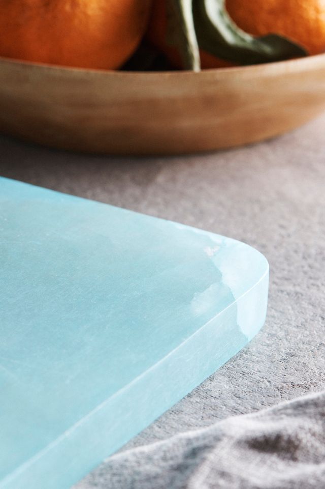 Alabaster Paddle Serving Board #1