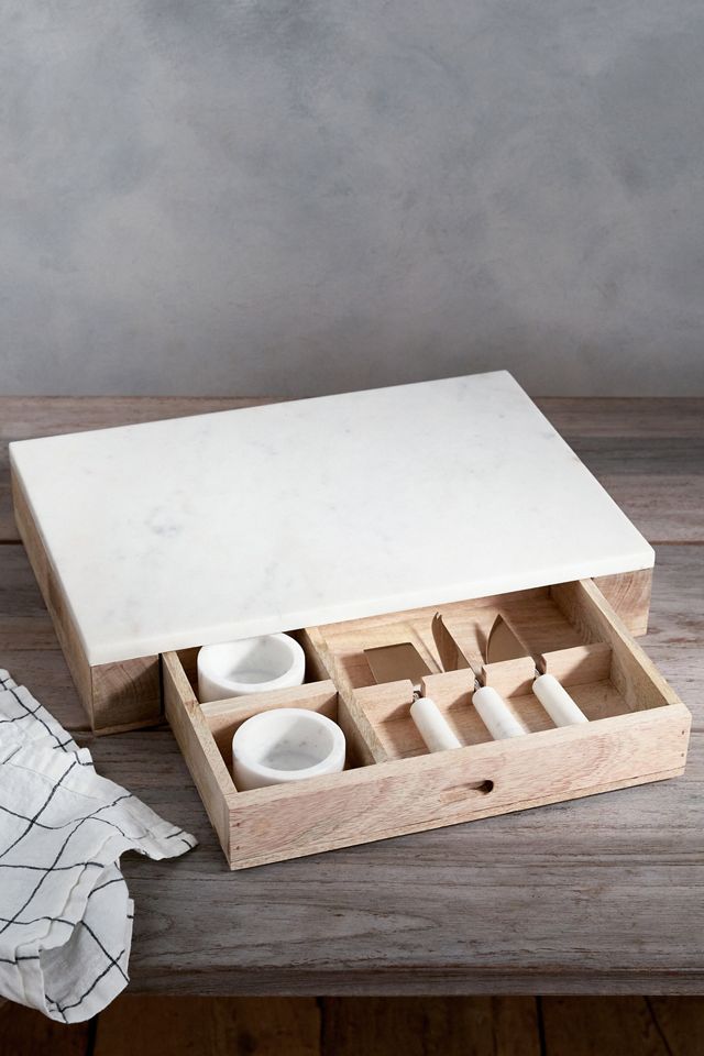 Marble Top Serving Board Set #2